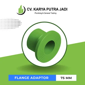 Fitting PPR Flange Adaptor 75 mm Kelen Green