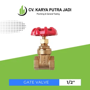 Gate Valve Kuningan 1/2 ″ Inch
