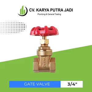 Gate Valve Kuningan 3/4 ″ Inch