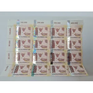 Materai 10.000 alat kantor lainnya