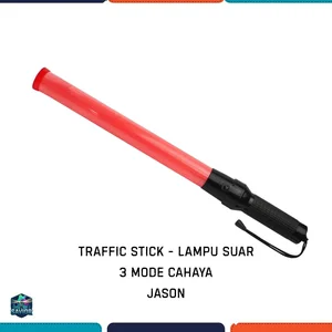 SENTER LALU LINTAS LIGHTBAR TONGKAT TRAFFIC LIGHT LED LIGHT BATON 3 MODE TONGKAT LAMPU LALU LINTAS - TRAFFIC BEACON JASON AWET TERPERCAYA