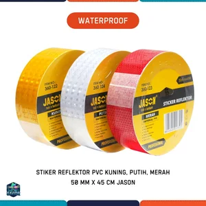 STIKER MOBIL REFLEKTOR PVC JASON - STIKER REFLEKTOR MOBIL BOX DAN WARNING STIKER RAMBU