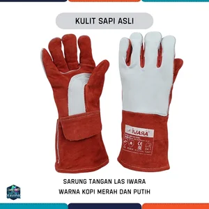 Sarung Tangan Las Kulit Sapi IWARA 900-027 - Sarung Tangan Safety Anti Panas