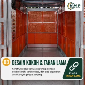 Passenger Hoist dan Lift Barang Kapasitas 1-5 Ton PT HMPN Lhokseumawe