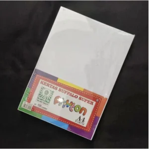 Kertas Bufalo / Kertas Cover Putih A4 (Alat tulis lainnya)
