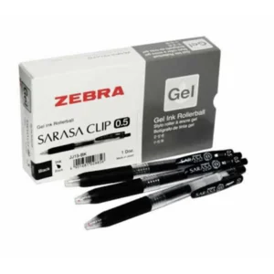 pulpen pen sarasa zebra clip gel 0.5 Hitam Pulpen dan Pensil