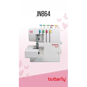 Mesin Jahit Obras Portable  BUTTERFLY Seri JN 864