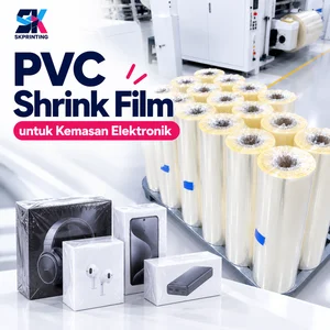 PVC Shrink Film Plastik Kerut untuk Kemasan Elektronik PVC Shrink Film Roll