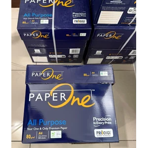 PaperOne Kertas A4 80gr All Purpose 1 Rim (500 lembar) Kertas HVS A4