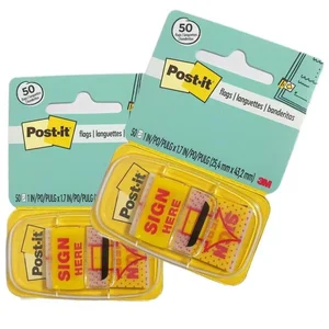 post it sign here 3m 680-9