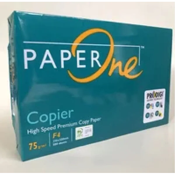 Kertas HVS F4 PaperOne 75gr isi 500 lembar