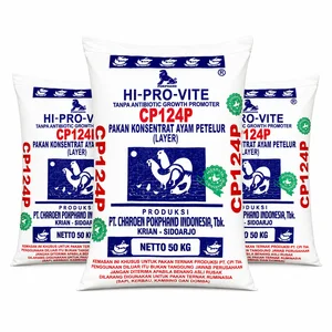 Pakan Konsentrat HI-PRO-VITE CP 124P Khusus Ayam Petelur Masa Produksi