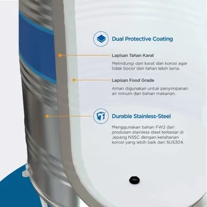 Tangki Air Stainless Steel penguin 1000 Liter