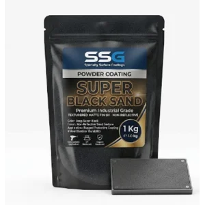 SSG Powder Coating Super Black Sand 1 Kg