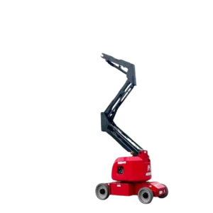 Articulating Boom Lift HA12RJE Elektrik Ketinggian Kerja 14 Meter
