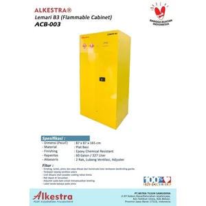 ​Lemari B3 003 (Flammable Cabinet)  Peralatan Medis Lainnya 