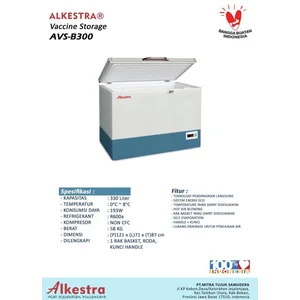 Vaccine Storage AVS-B300 -  Alat Kesehatan Lainnya