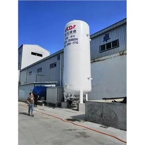 Tangki Cryogenic CO2 Cair Stainless Steel untuk Pembuatan Es Kering