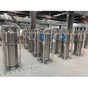 Dewar Vertikal CNCD 175 L 2.88 MPa Tangki Cryogenic Oksigen Cair dan LNG