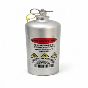 Liquid mercury germany kemurnian 99'999% kemasan 1kg