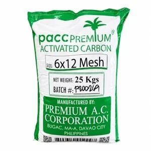 Karbon aktif pacc premium 6x12 mesh