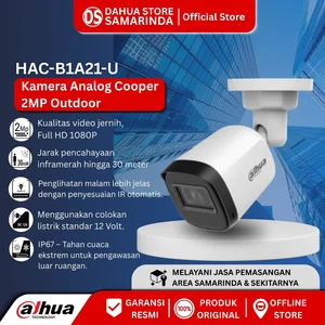 CAMERA CCTV Dahua HAC-B1A21-U 2MP Outdoor Analog HDCVI Cooper CCTV Camera (Camera Only/No DVR) – Official Warranty