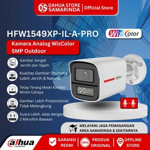 Dahua HAC-HFW1549XP-IL-A-PRO 5MP Outdoor Analog CCTV – Smart Dual Light & Audio – Official Warranty