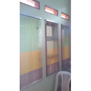 Krey Aluminum Curtain Vitrage Leaf Width 2.5Cm