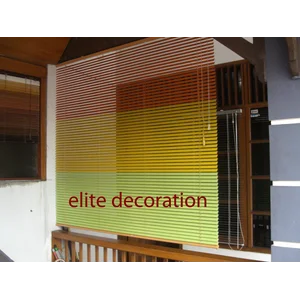 Krey Aluminum Curtain Vitrage Leaf Width 2.5Cm