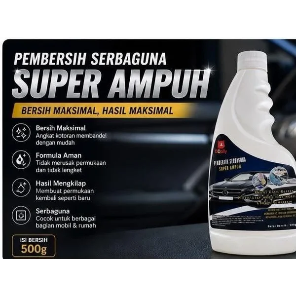 DDaily Pembersih Serbaguna untuk Eksterior& Interior mobil 500g
