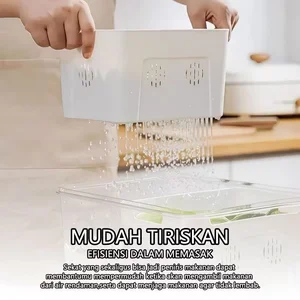 Kotak penyimpanan buah dan sayur di kulkas - Food Tray -  SERI T-B