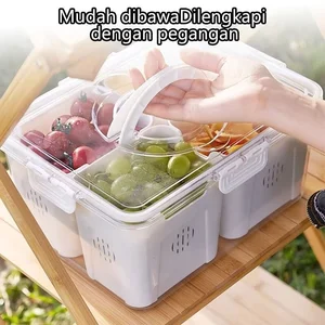 Kotak penyimpanan buah dan sayur di kulkas - Food Tray -  SERI T-B
