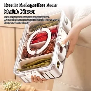 Kotak penyimpanan buah dan sayur di kulkas - Food Tray -  SERI T-A 