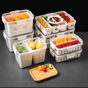 Kotak penyimpanan buah dan sayur di kulkas - Food Tray -  SERI T-A 