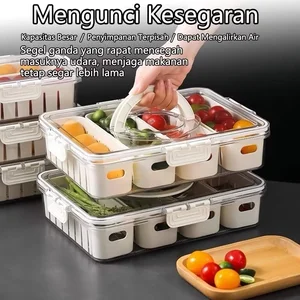 Kotak penyimpanan buah dan sayur di kulkas - Food Tray -  SERI T-A 