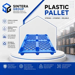 SINTERA PLASTIC - Palet Plastik 120x100x14cm - Bekas