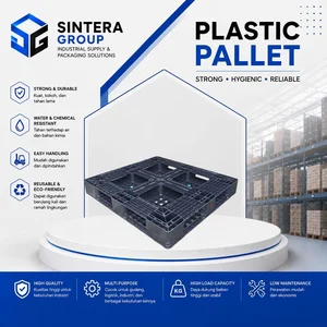 SINTERA PLASTIC - Palet Plastik 120x110x15cm - Bekas