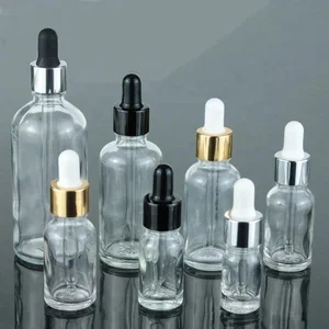 Botol Pipet Kaca Bening 30 ml untuk Serum
