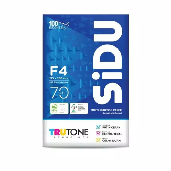 Jual Kertas HVS SiDU F4 70gr