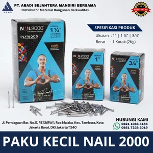 Paku Kecil Kayu Plywood Nail 2000 Kemasan 2kg