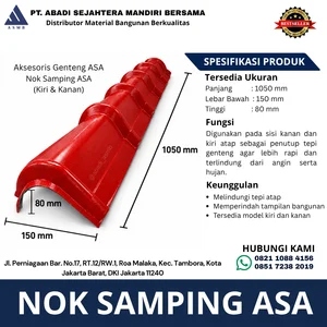 Nok Samping Genteng ASA Merah Kiri Kanan