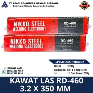 Kawat Las Nikko Steel RD-460 3.2 x 350 mm 20 Kg