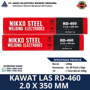 Kawat Las Nikko Steel RD-460 2.0 x 350 mm 1 kg
