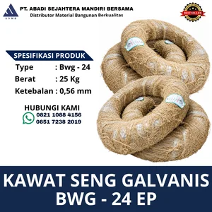 Kawat Seng Galvanis ASMB BWG 24 EP 25Kg