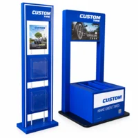 Tire Display Stand with Brochure Holder