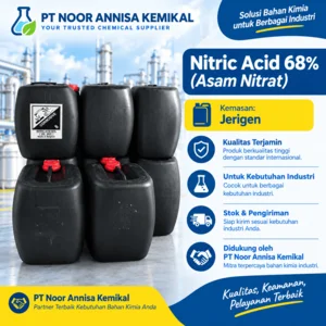Nitric Acid 68% - Asam Nitrat (HNO₃) Bahan Kimia Industri Kemasan 35 Kg