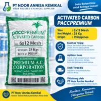 Karbon Aktif PACC Premium Activated Carbon 6x12 Mesh Kemasan 25 Kg