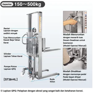 BISHAMON HYDRAULIC STACKERS