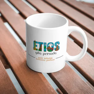 Souvenir mug custom  bebas desain