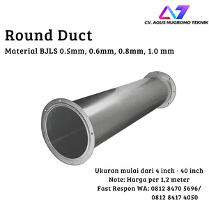 Ducting Galvanis / Round duct / Pipa Ducting